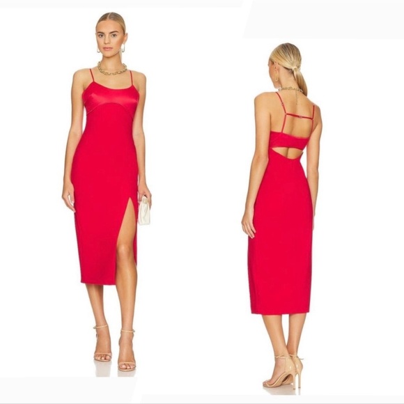 Likely Dresses & Skirts - New! Likely Lorna Midi Dress Scarlet‎ Red Size 8